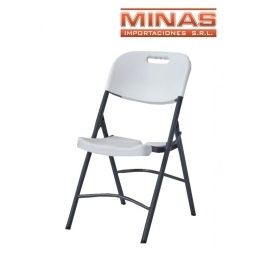 SILLA PLEGABLE BLANCA,