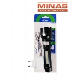 LINTERNA DE MANO  3 W, RECARGABLE.