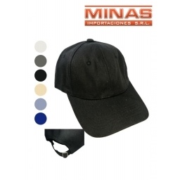 GORRO CON VISERA DE ADULTO,LISO, 6 COLORES.