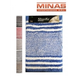 ALFOMBRA DE BAO 40 CM X 60 CM, LINEAS.