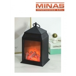 LUZ  DECORATIVA LED EFECTO LLAMA DE FUEGO 24 CM x 15 CM,FAROL.