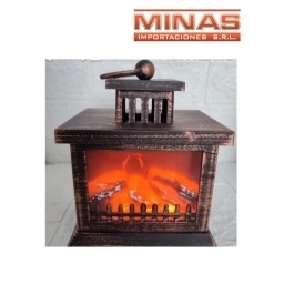 LUZ DECORATIVA  LED EFECTO LLAMA DE FUEGO 23.5 X 13.5CM