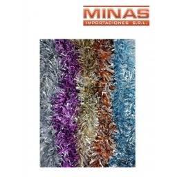 BOA X 2 M, CONMBINADA ,PLATA + COLOR, 6 COLORES.