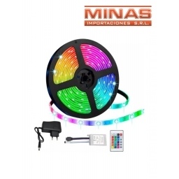 CINTA LED CON CONTROL X 5 MT.,220 V.