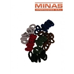 COLITA TRENZADAS X 50 UND,TON. OSCUROS, CU $ 3.