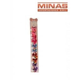 COLITAS ARCOIRIS  X 10 PARES, $ 15 C/U.