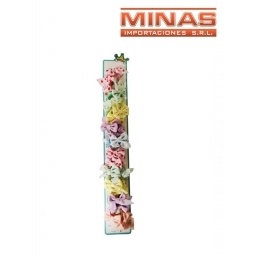 COLERO CON MOA CON FRUTILL, X 10 UND,5 COLORES, $27 C/U.