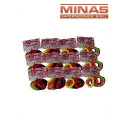 COLITAS PARA PELO FLUOR,12 PCS POR 6 UN $19,90 LAS 6