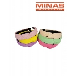 TIARA LISA CON NUDO,SURTIDAS.