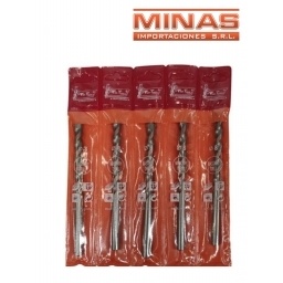 MECHA PARA PARED 8 MM X 120 MM,  5 UND, $ 32 C/U.