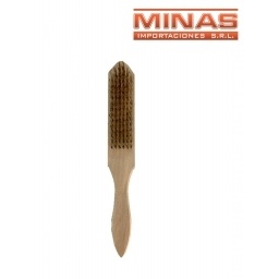 CEPILLO DE COBRE DE 6 HILERAS X 28 CM.