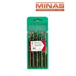 MECHAS PARA METAL 8 MM X 5 UND.