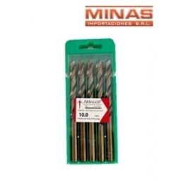 MECHAS PARA METAL 10 MM X 5 UND.