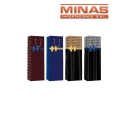 BOLSA PARA BOTELLA ,VARIOS DISEOS.