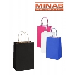 BOLSA CRAFT 20 CM X 24 CM X 12 UND,VARIOS COLORES, $ 16 CU.