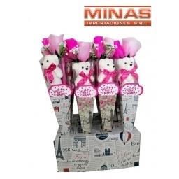 CONO 2  PIMP. DE 41 CM + OSITO X 12 UND.,MAMA, $ 100 CU.