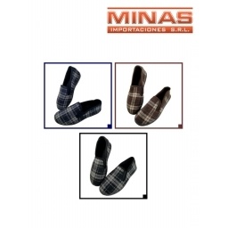 TERMITAS BAJAS A CUADROS, TALLE 40 AL 45.