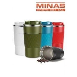 VASO TERMICO CON FILTRO X 400 ML,LISO.