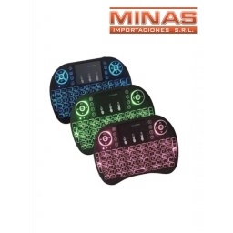 MINI TECLADO INALAMBRICO, CON LUCES, 3 COLORES.