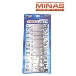 SET DE 24  PILAS X 12 MODELOS DIFERENTE.
