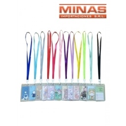 PORTA CARNET 7 CM X 11 CM ,CON CINTA.