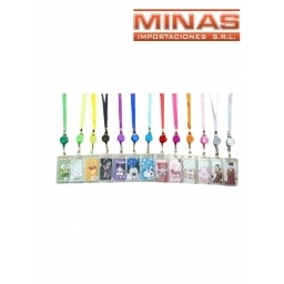 PORTA CARNET 7 CM X 11 CM,CINTA Y ELASTICO.