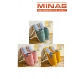 PANTUFLA DAMA TALLE 36 AL 41,H SWEET,3 COLORES.