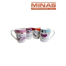 TAZA DE CERAMICA DE 10 CM,PERRITOS.