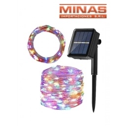 LUZ LUCIERNAGA SOLAR X 20 MT,MULTICOLOR.