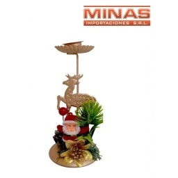 CANDELABRO RENO X 16 CM,DE METAL.