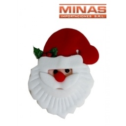 ADORNO  PAPA NOEL X 20 CM,DE TELA.