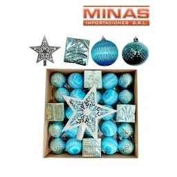 ESF. NAV X 25 PCS. + ESTRELLA,TURQUESA.