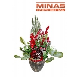 ARREGLO FLORAL NAVIDEO X 30 CM.