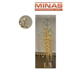 ARBOL SAUCE LLORON DE 288 LUCES CALIDAS X 1.5 M.
