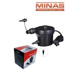 INFLADOR ELECTRICO + 3 BOQUILLAS.