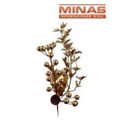 RAMA NAVIDEA DE BAYAS ROJAS X 40 CM.