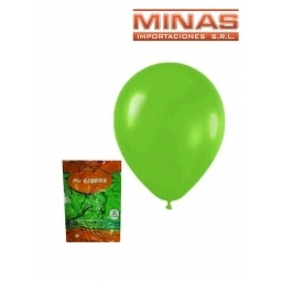 GLOBOS   X 50 UND,VERDE PISTACHO.