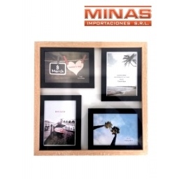 PORTARRETRATO  4 FOTOS DE 13 CM X 18 CM.