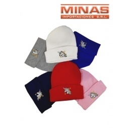 GORRO DOBLE INFANTIL,UNICORNIO.