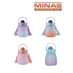 BOTELLA CON ASA X 1300 ML,DEGRADE.