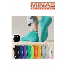 SOQUETES I SEE YOU X 10 PARES, SURTIDOS, $ 23 C/U.