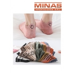 SOQUETES SMILE X 10 PARES, SURTIDOS, $ 36 CU.
