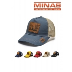 GORROS DE VISERA DE ALGODON ,CIERVO,DE BUENA CALIDAD.