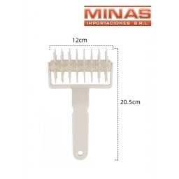 RODILLO PASTELERO PIZZERO  X 12 CM.