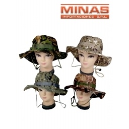 SOMBRERO PESCADOR DOBLE , CAMUFLADO, 4 DISEOS.