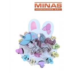 COLITA + 10 MINI PINCITAS X 12 PCS, 5 MODELOS, $ 30 CU.