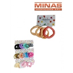 COLITAS X 3 PCS. + RESORTE X 12 UND, $