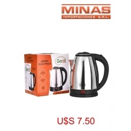 JARRA ELECTRICA X 1.8 L, 1500 W, AC. INOXIDABLE.