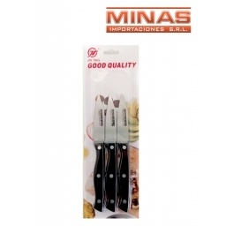 SET X 3 CUCHILLOS PARA FRUTA.