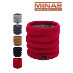 CUELLO LISO FORRADO EN PIEL, 5 COLORES.